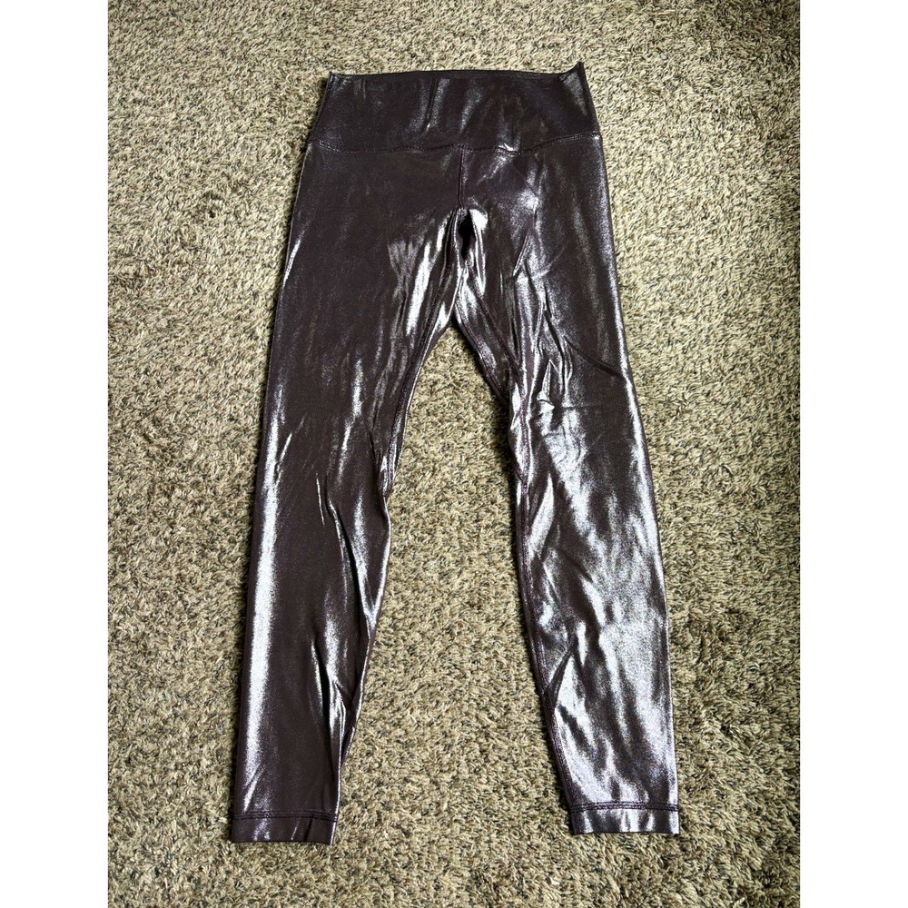 Lululemon Align High-Rise Pant 28" *Shine Radiate Foil Print French Press 10